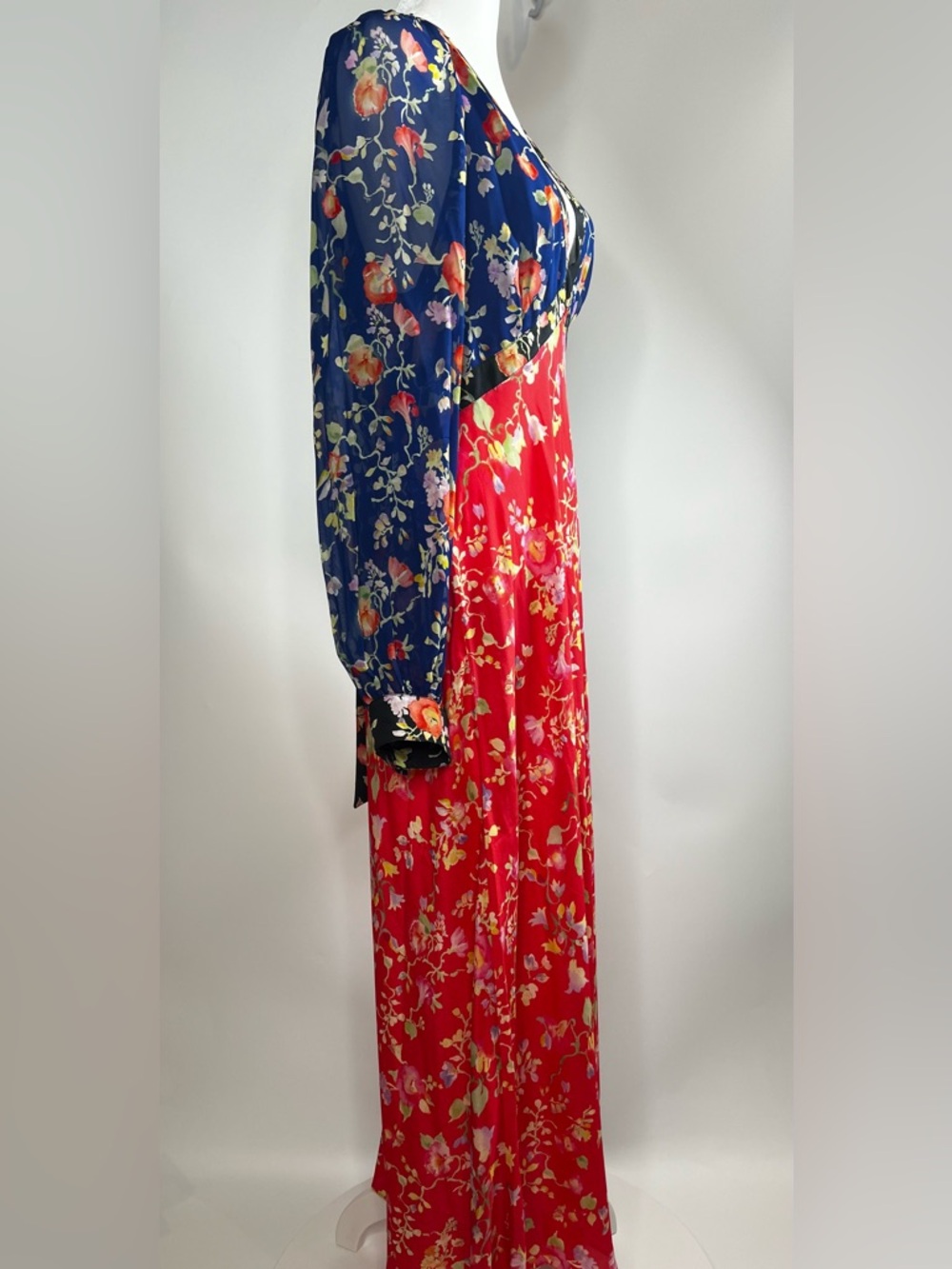 💙🧡NWT RIXO IN THE SPIRIT OF PALM BEACH AYLA MIDI DRESS IN SIZE XL - Picture 12 of 17